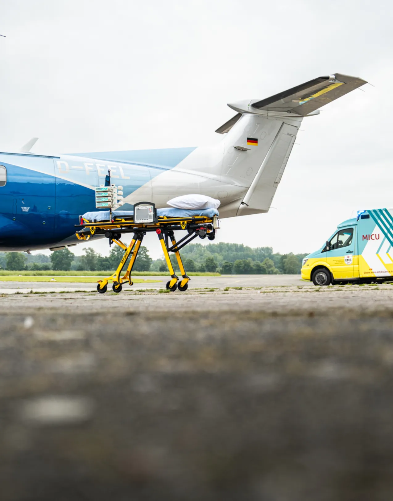 Medical repatriation with an Air Ambulance - EMS
