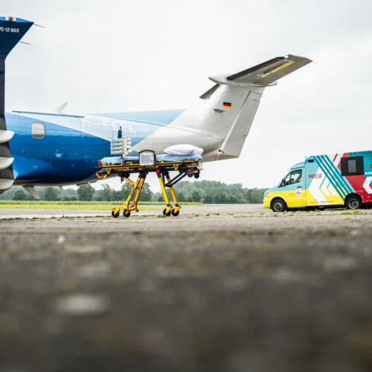 Medical repatriation with an Air Ambulance - EMS