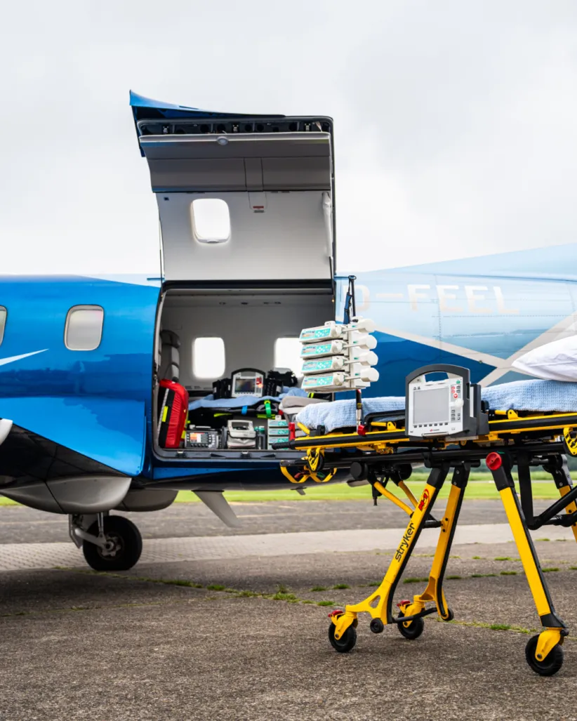 Our Air Ambulance services for you - Air evacuation