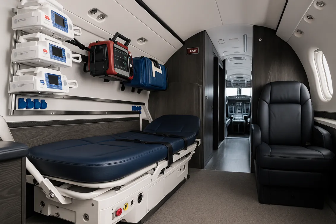 Bombardier Challenger 604 Interior