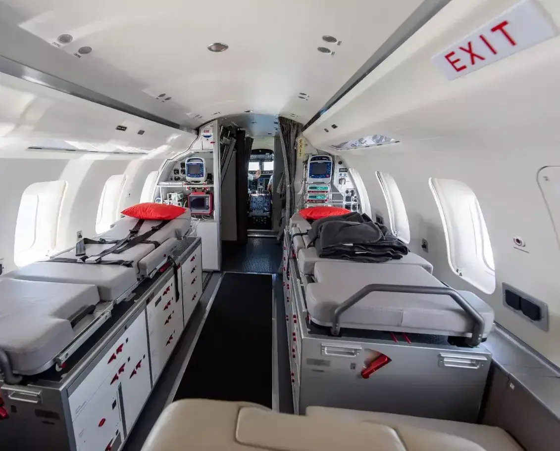 Can air ambulances transport stroke patients